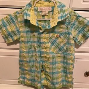 Well Dressed Wolf boys shirt size 24m
